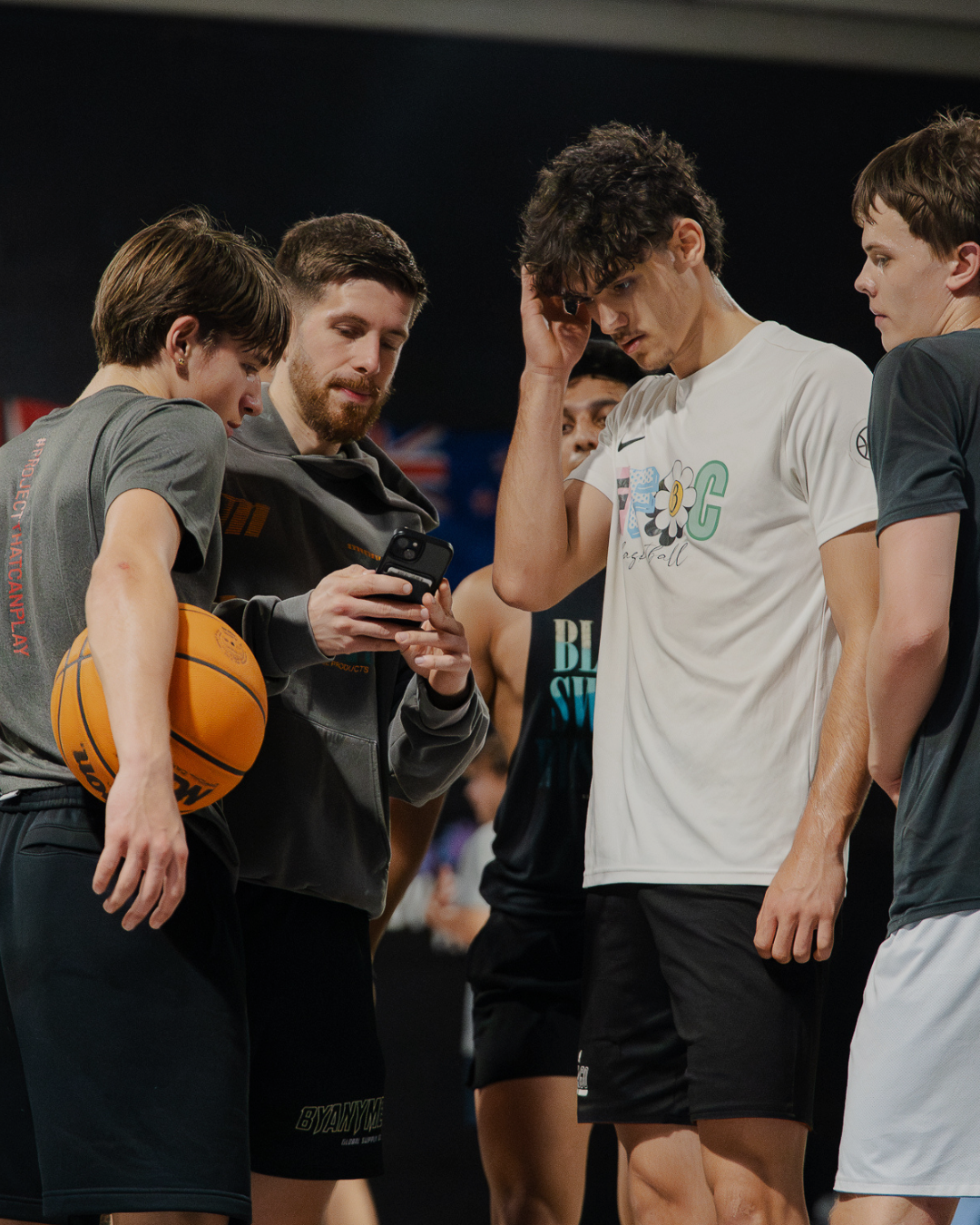 Summer Academy crew with Coleman