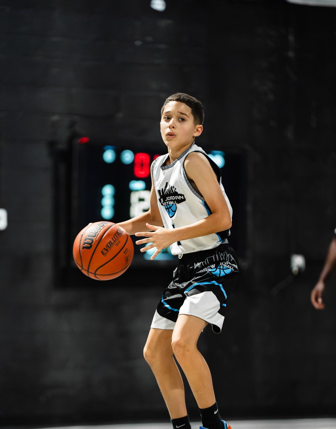 DJB white game uniform